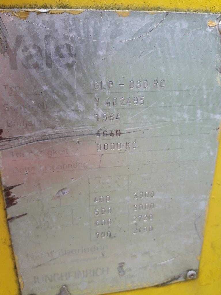 Wózek widłowy Yale na gaz 3 tony
