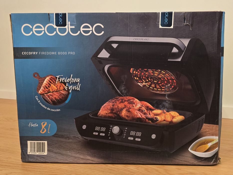 Fritadeira air fryer e grill Cecotec