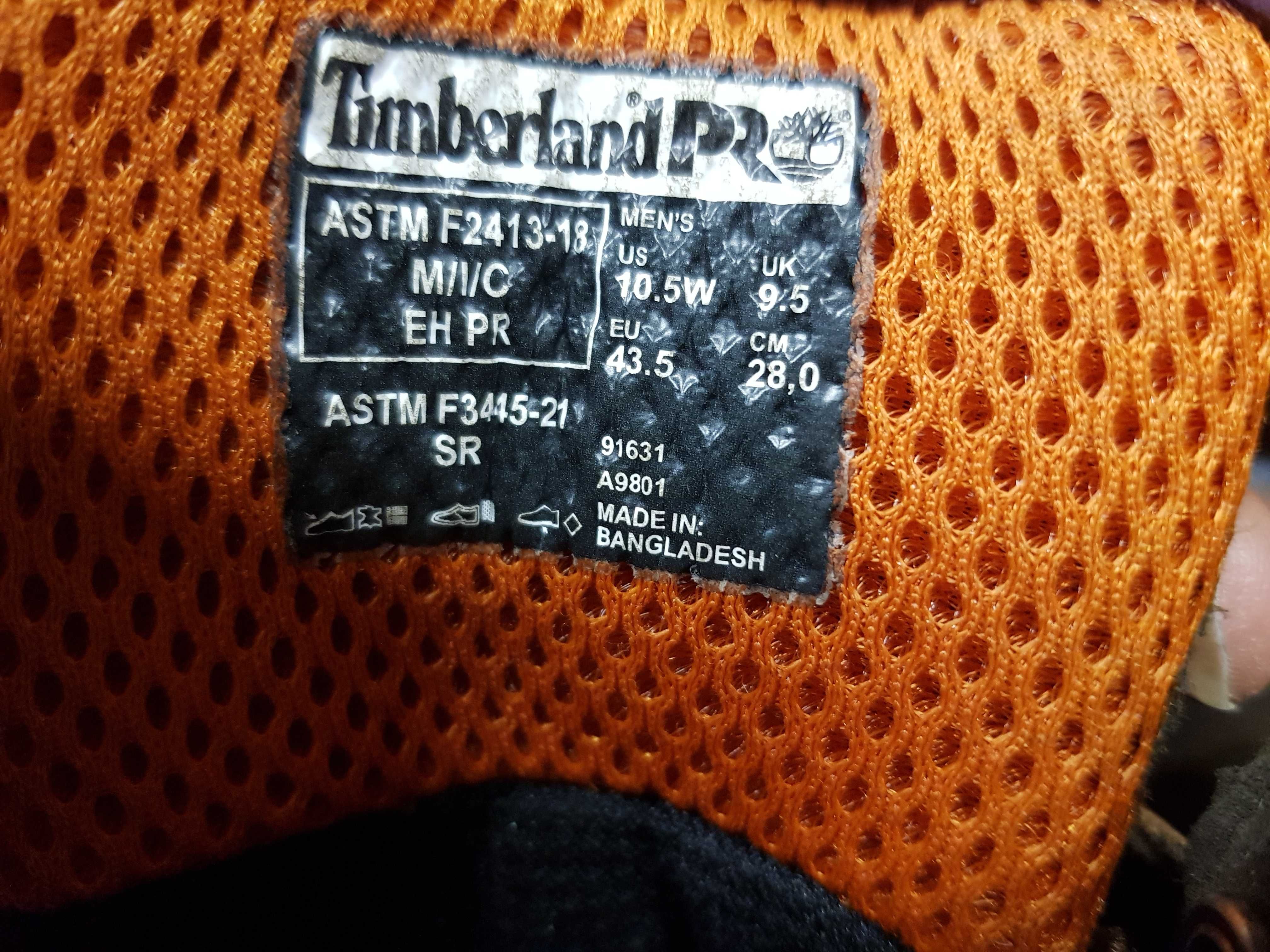 Buty robocze TIMBERLAND rozm 43,5 wkł 28,5 cm S3