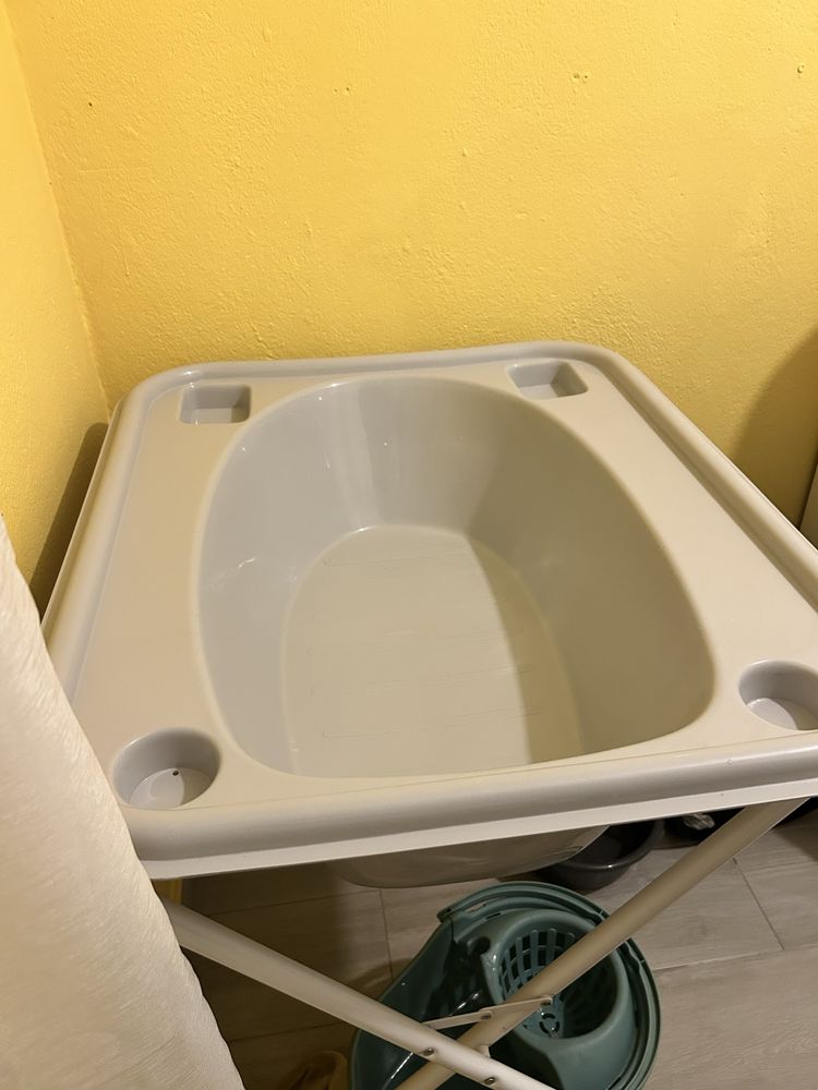 Banheira com suporte p/bebé