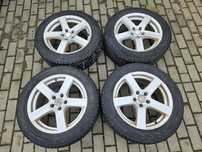 Koła opony zimowe Nokian 225/55 R17 Audi A6 C7 bdb stan K60