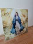 Obraz dekoracja szkło Maryja na szkle 40x40