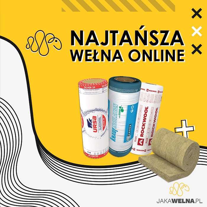 Wełna mineralna - wełna szklana - TANIO!