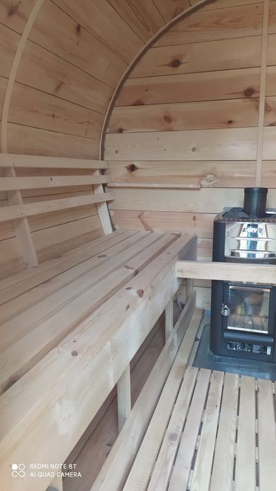 Sauna mobilna opalana drewnem do wynajecia długi weekend, impreza
