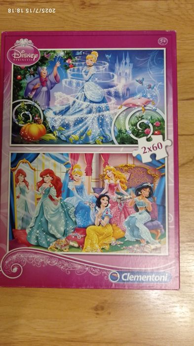 Puzzle Księżniczki 2x60