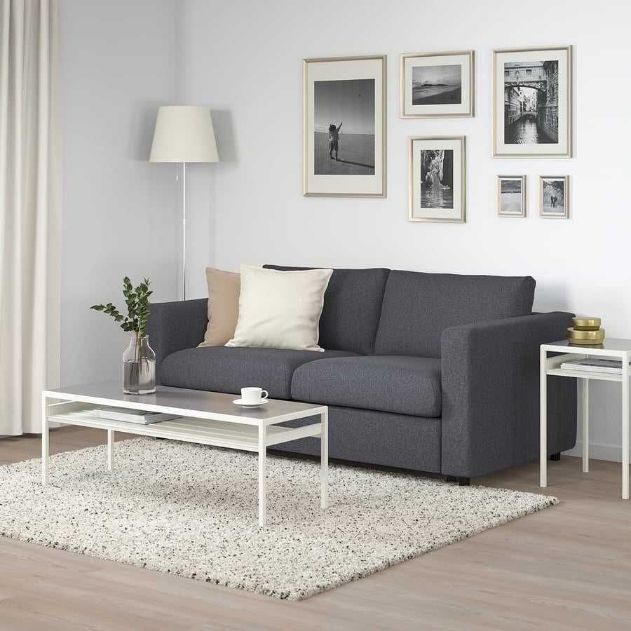 Ikea Nowa VIMLE Sofa rozkładana 140x200cm Średnioszary Beżowy Gunnared
