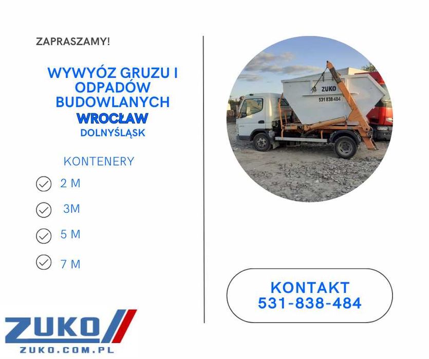 Kontener na gruz od 300 zł – szybka dostawa