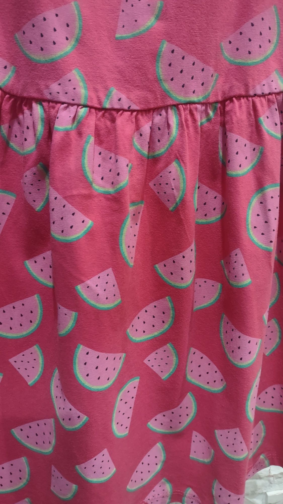 Sukienka na lato w arbuzy dla dziewczynki