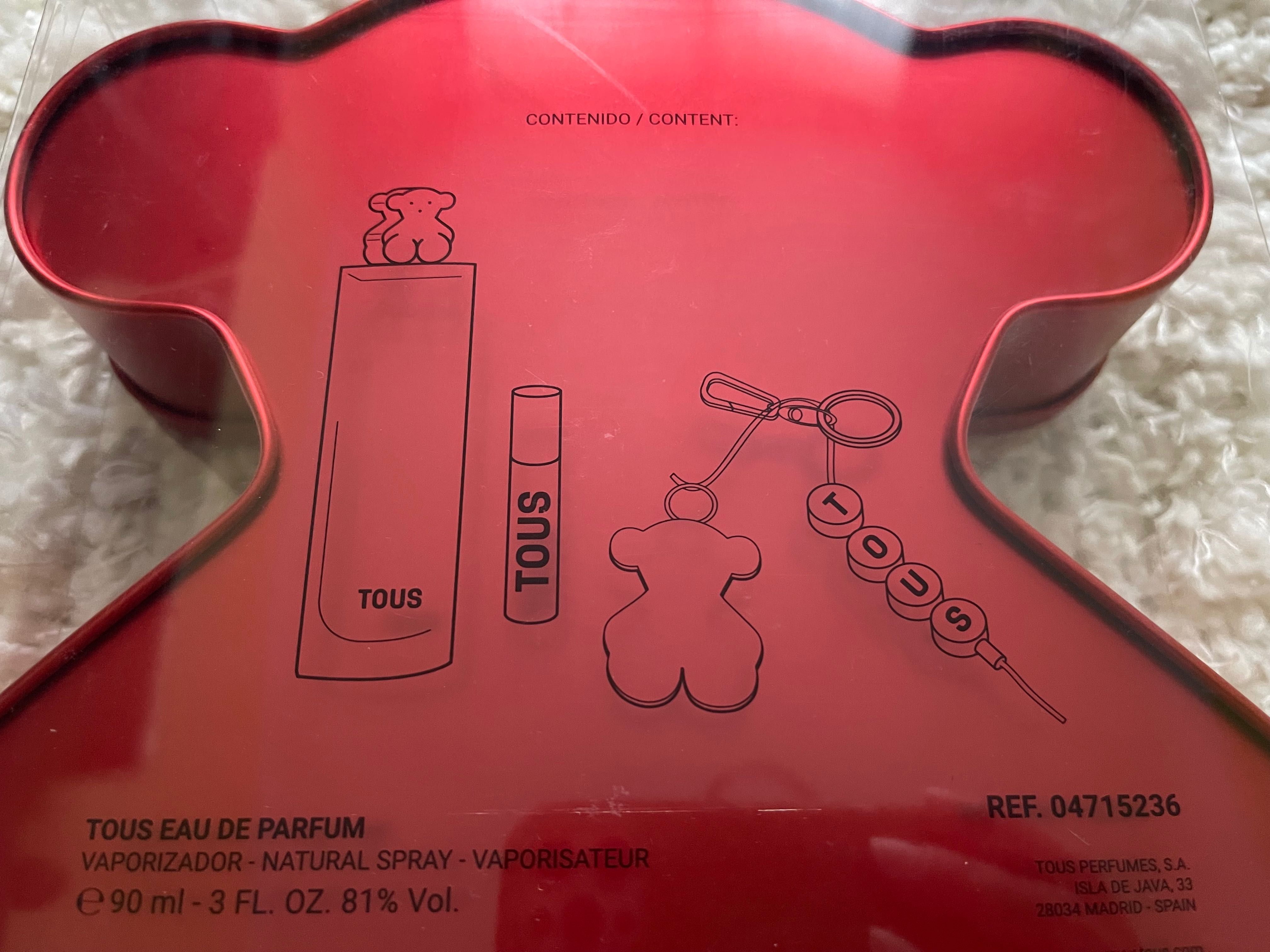 Tous Gold perfumy puszka miś logo