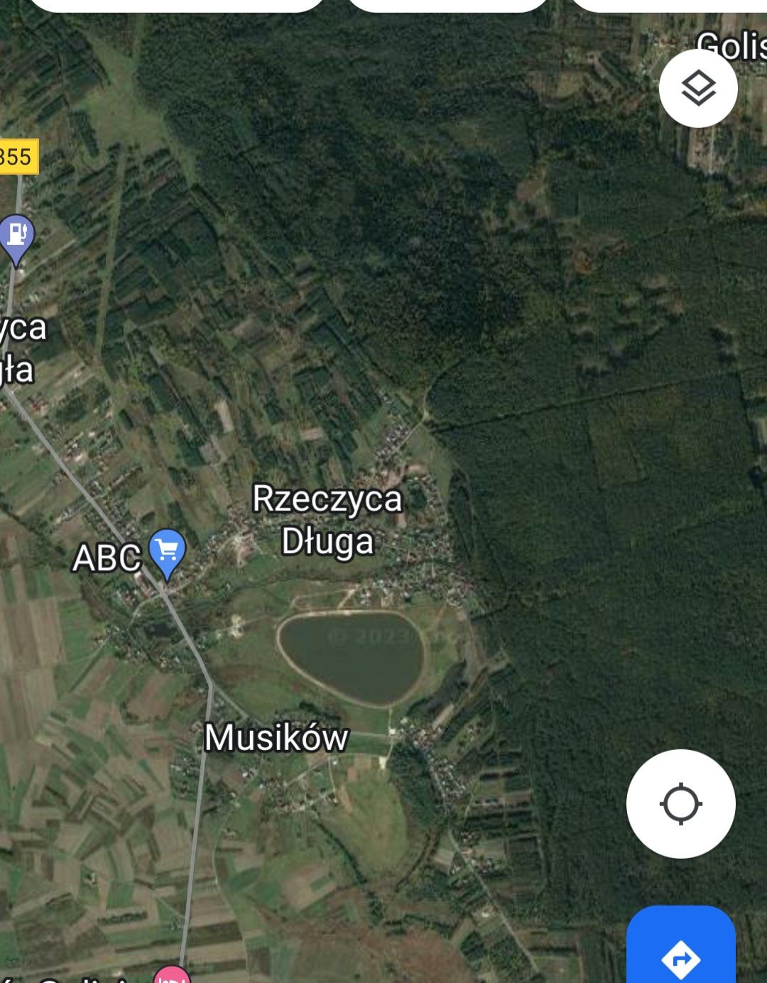 Działka budowlana przy lesie Rzeczyca Długa 15 ar