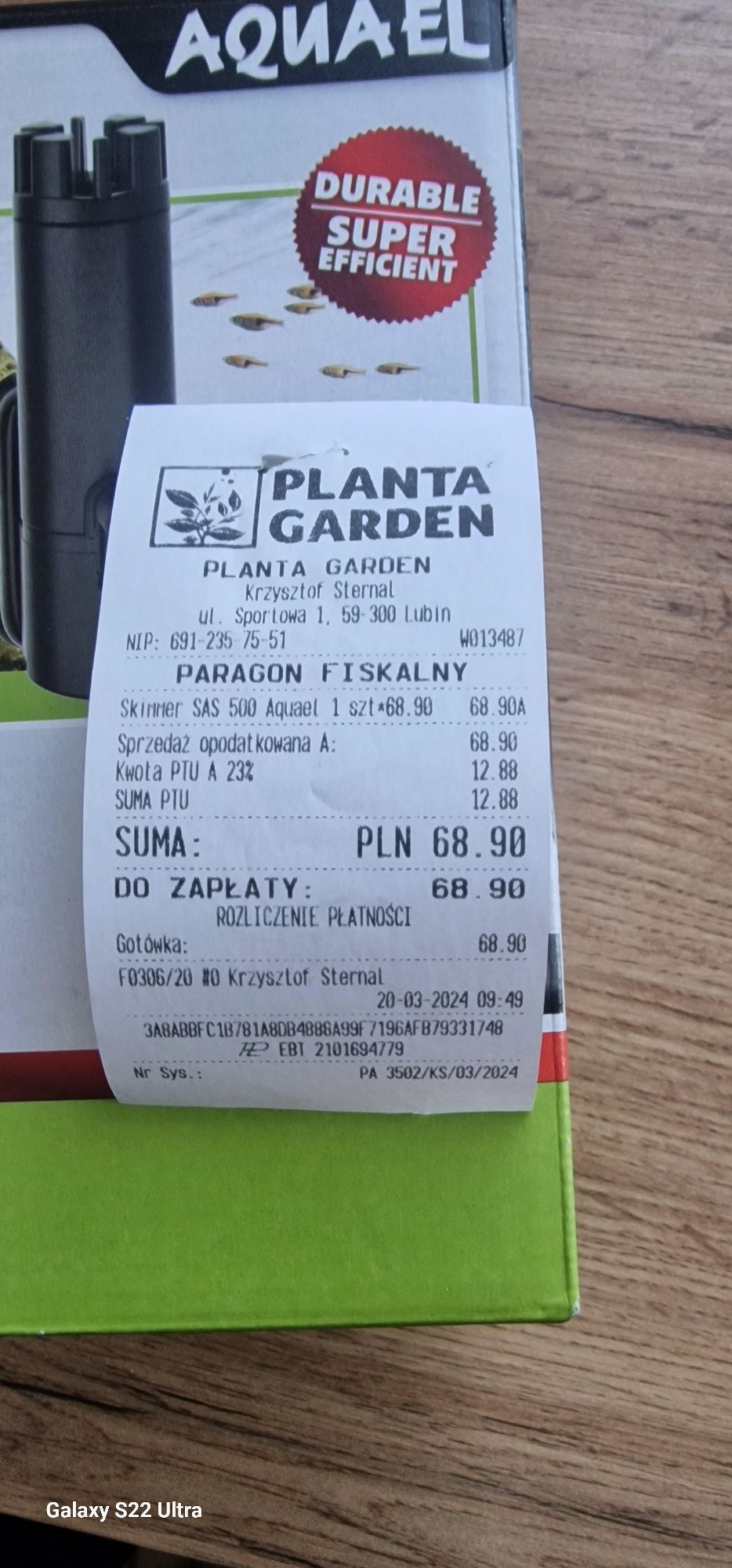 Sprzedam filtr  powierzchniowy aguael