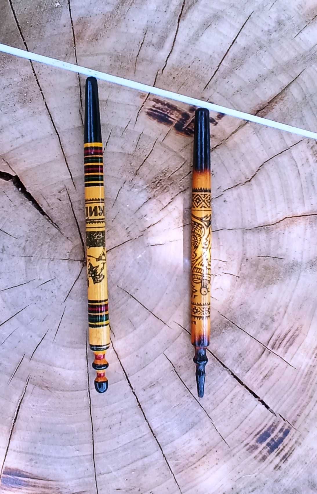 Ручки шариковые деревянные 2шт, цена за 2шт, ручки ссср