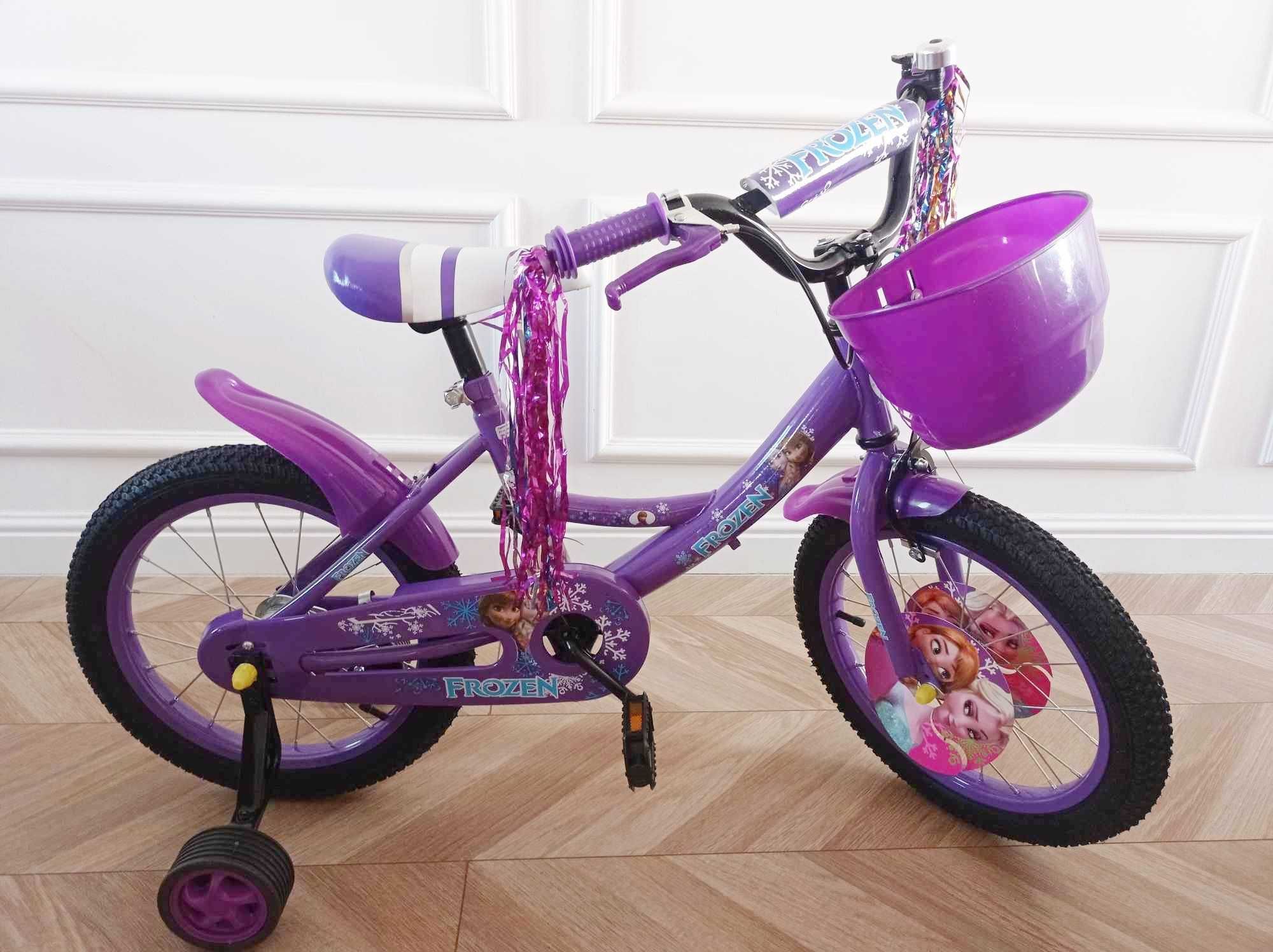 Nowy rower dziecięcy 16 cali rowerek dla dziewczynki 3-6 lat