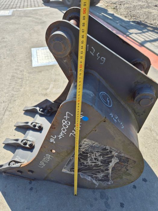 Nowa łyżka koparki zęby szerokość 75 60 70cm 80 JCB 3CX CAT sworzeń 45
