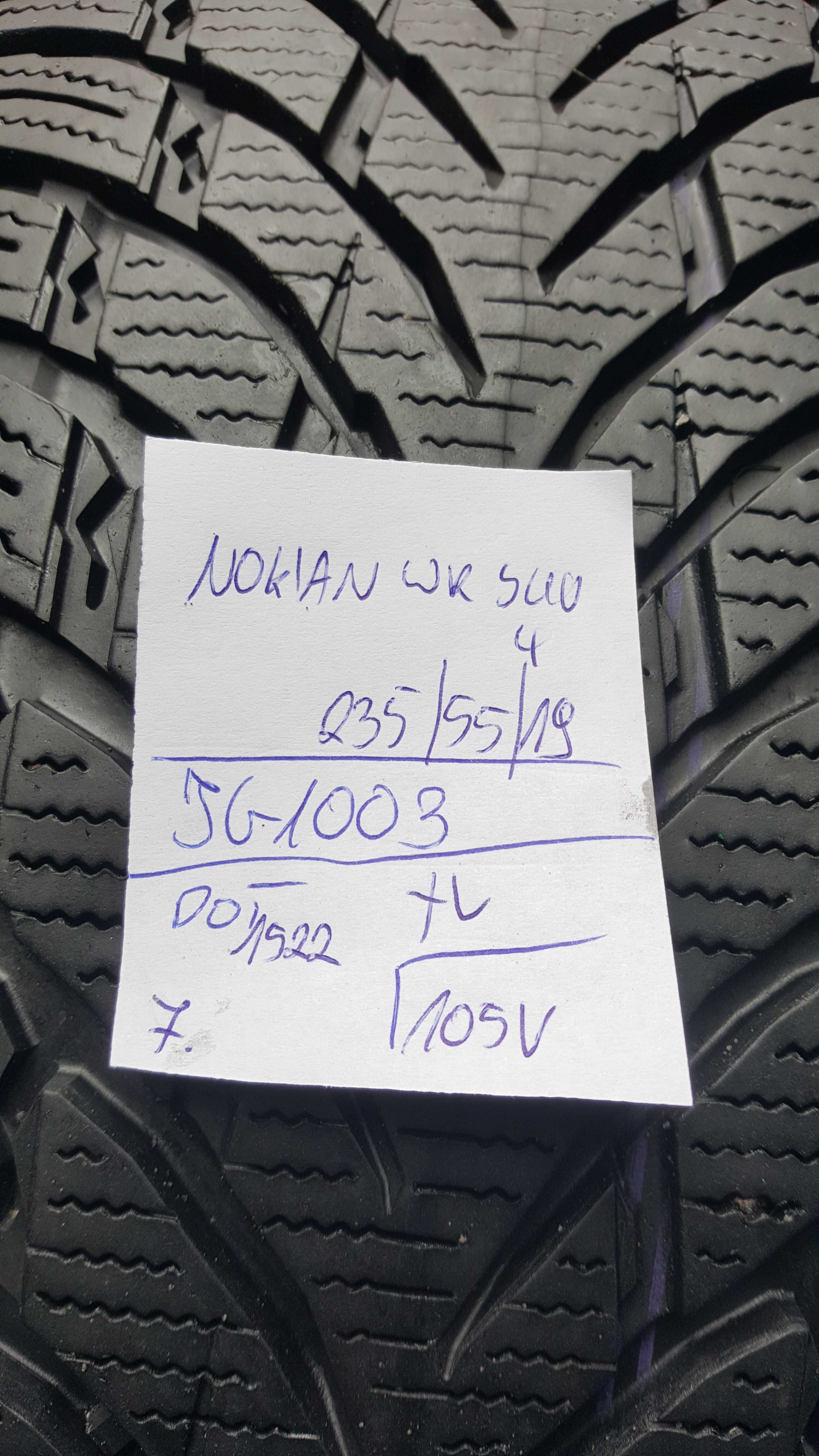 Nokian 235/55 r19 WR SUV 4 XL /// 7mm!!! 2022r wysyłka GRATIS