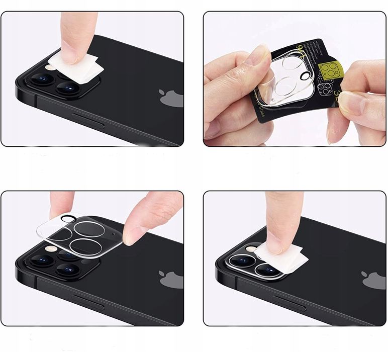 Szkło Hartowane Aparat Do Iphone 12 Pro Max Zestaw