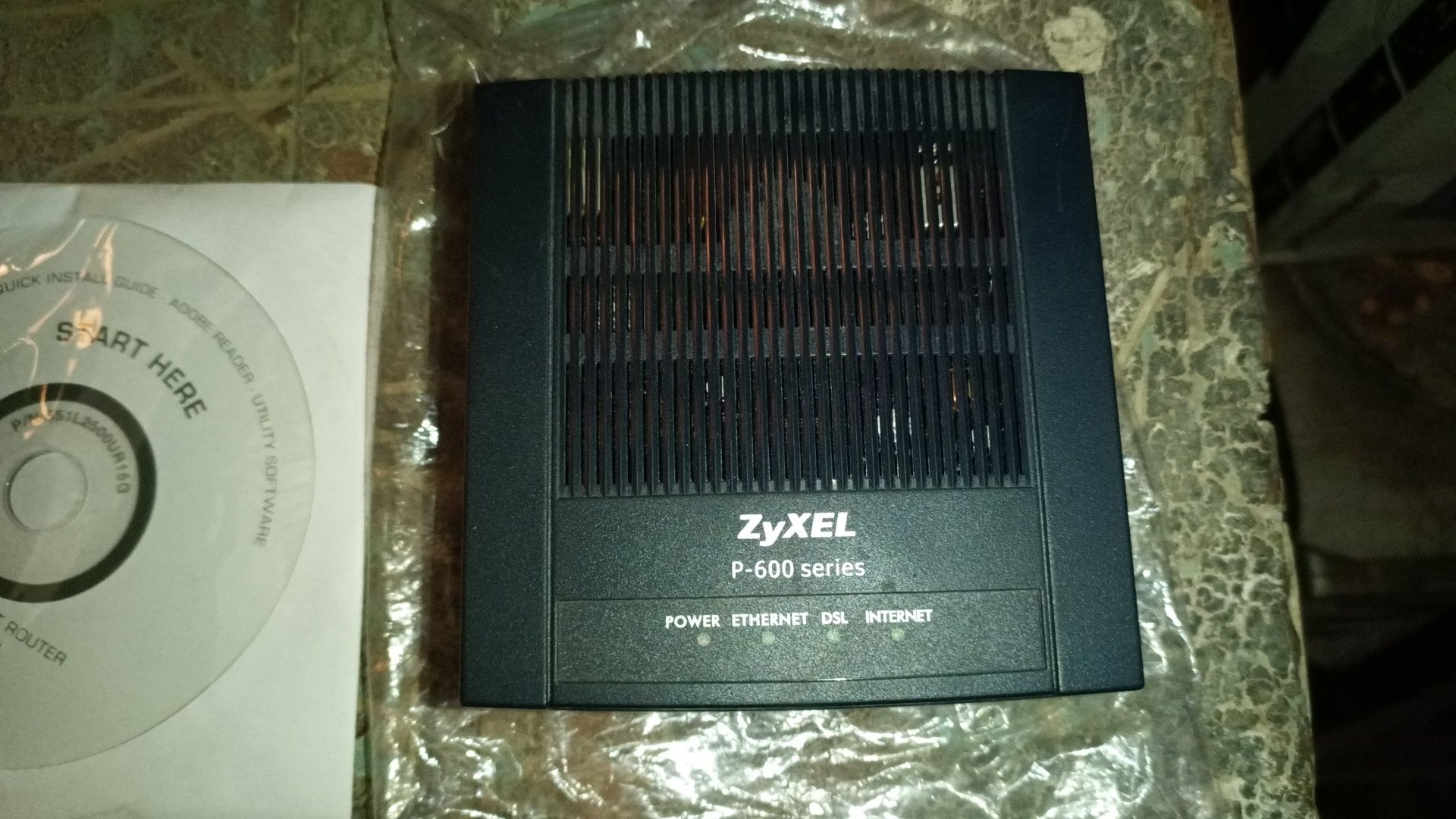 Проводной роутер модем ADSL ADSL2+ ZYXEL P660RT3 НОВЫЙ + порт Ethernet