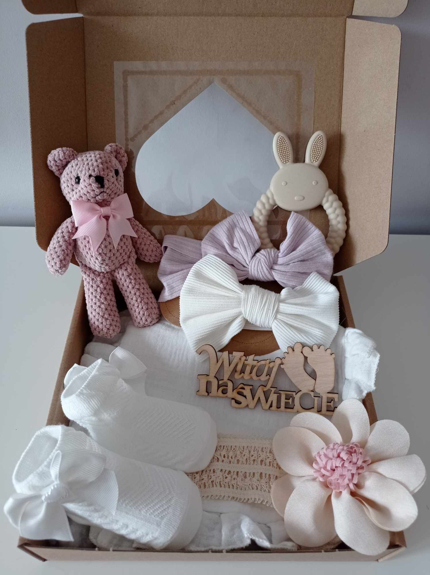 Zestaw Prezentowy baby shower narodziny chrzest prezent baby box