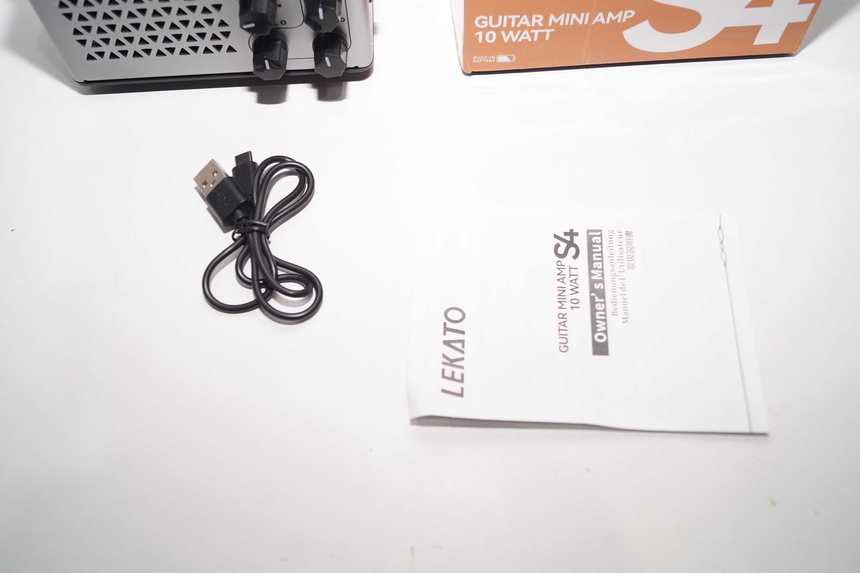 LEKATO S4 Mini Wzmacniacz gitarowy przenośny głośnik 10W AUX Bluetooth