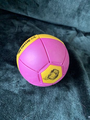 Piłka - dysk - różowo-żółta