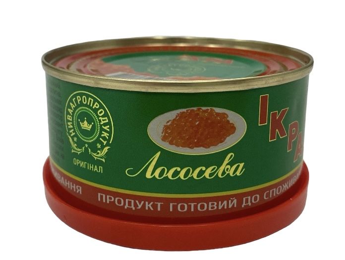 Оригинал! Икра Ниваагропродукт 140гр Лососевая зернистая Ікра червона