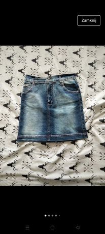 Spódnica jeansowa XS