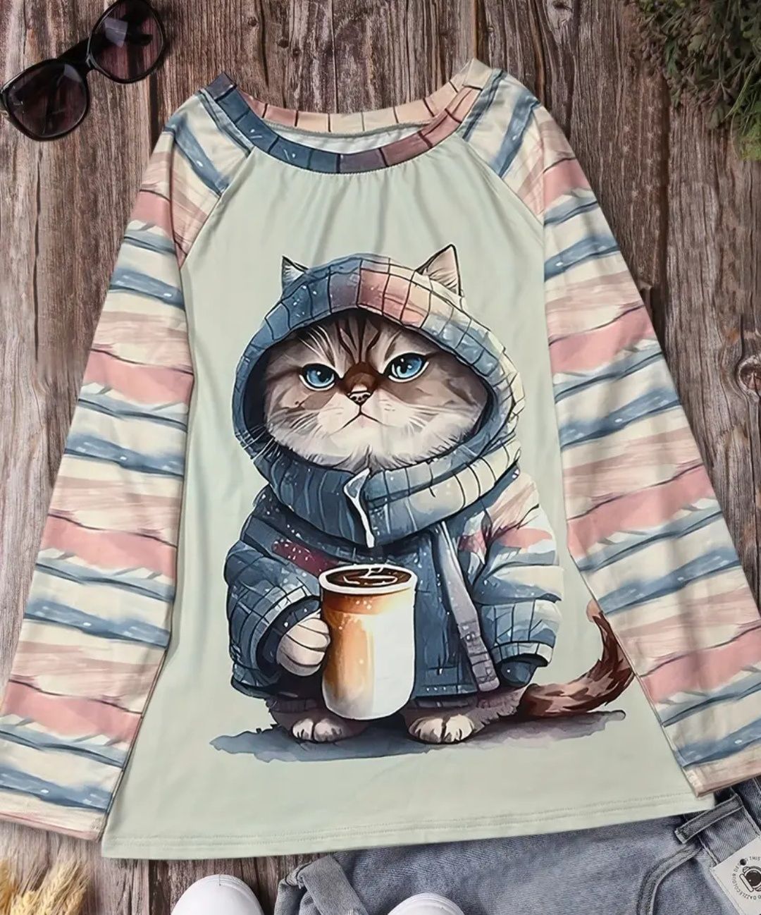 Bluza pulowerowa z nadrukiem S i L