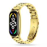 Bransoleta Stainless Do Xiaomi Mi Band 7 Gold