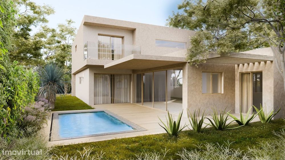 Luxuosa E Moderna Moradia T5 Em Construção Para Venda, Em Monte Canela