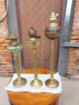 3 lampy naftowe kolumnowe sprawne