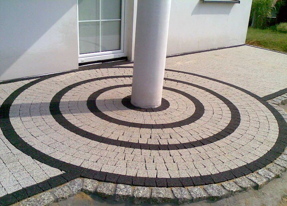 Układanie kostki brukowej, brukowanie, aranżacja ogrodów.