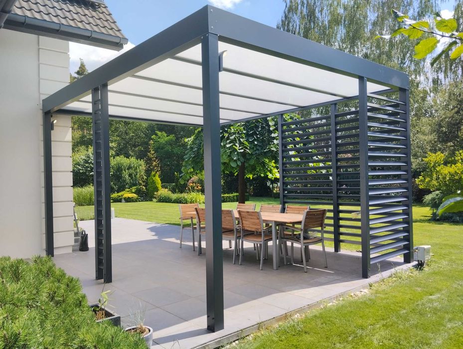 Zadaszenie tarasu aluminiowe, pergola, altana, poliwęglan, szkło