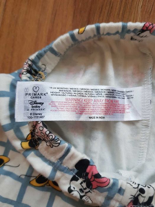 Długie spodenki Primark Disney Baby 18-24 miesięcy 92 cm Myszka Minnie