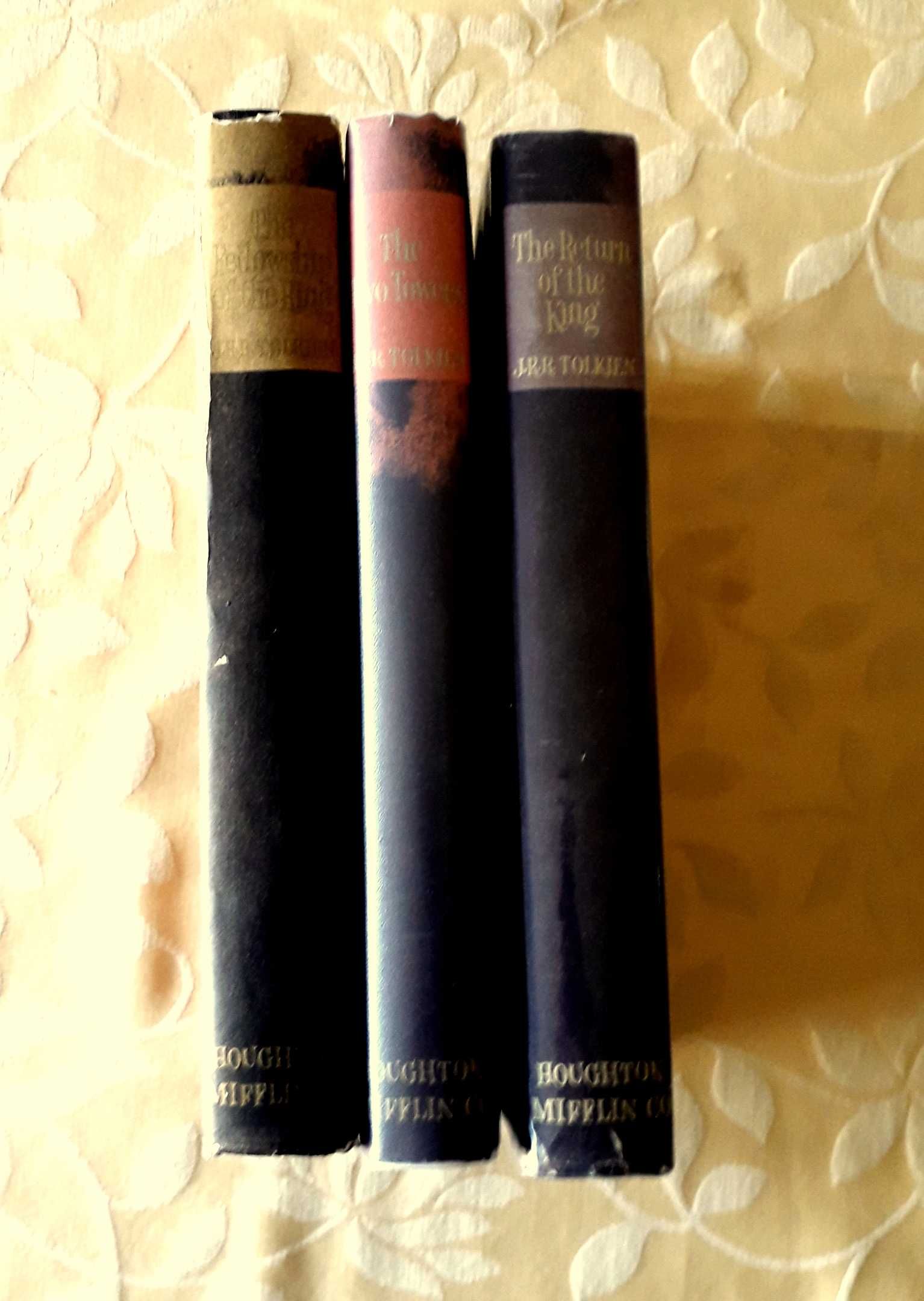 J R R Tolkien - Trilogia Senhor dos Anéis - Houghton Mifflin 1968/1977