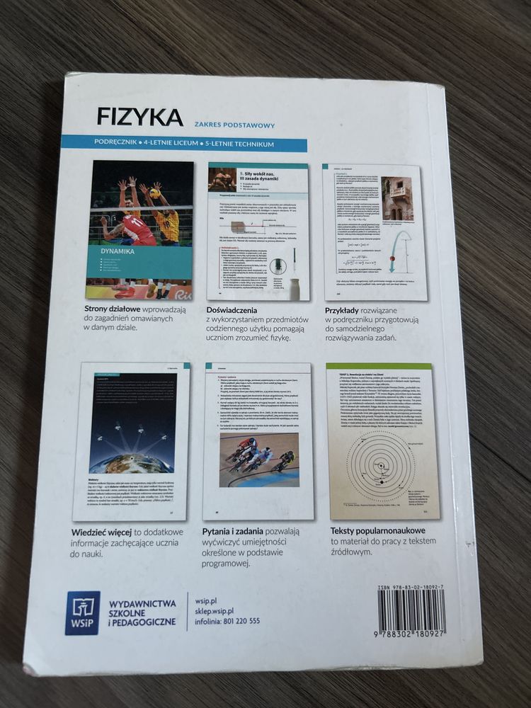 Fizyka 1 WSiP podręcznik liceum i technikum zakres podstawowy