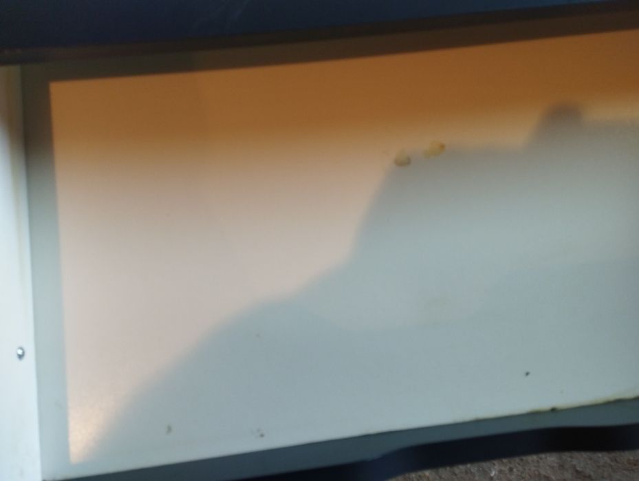 Biurko Ikea granatowe drewno plus stał używane