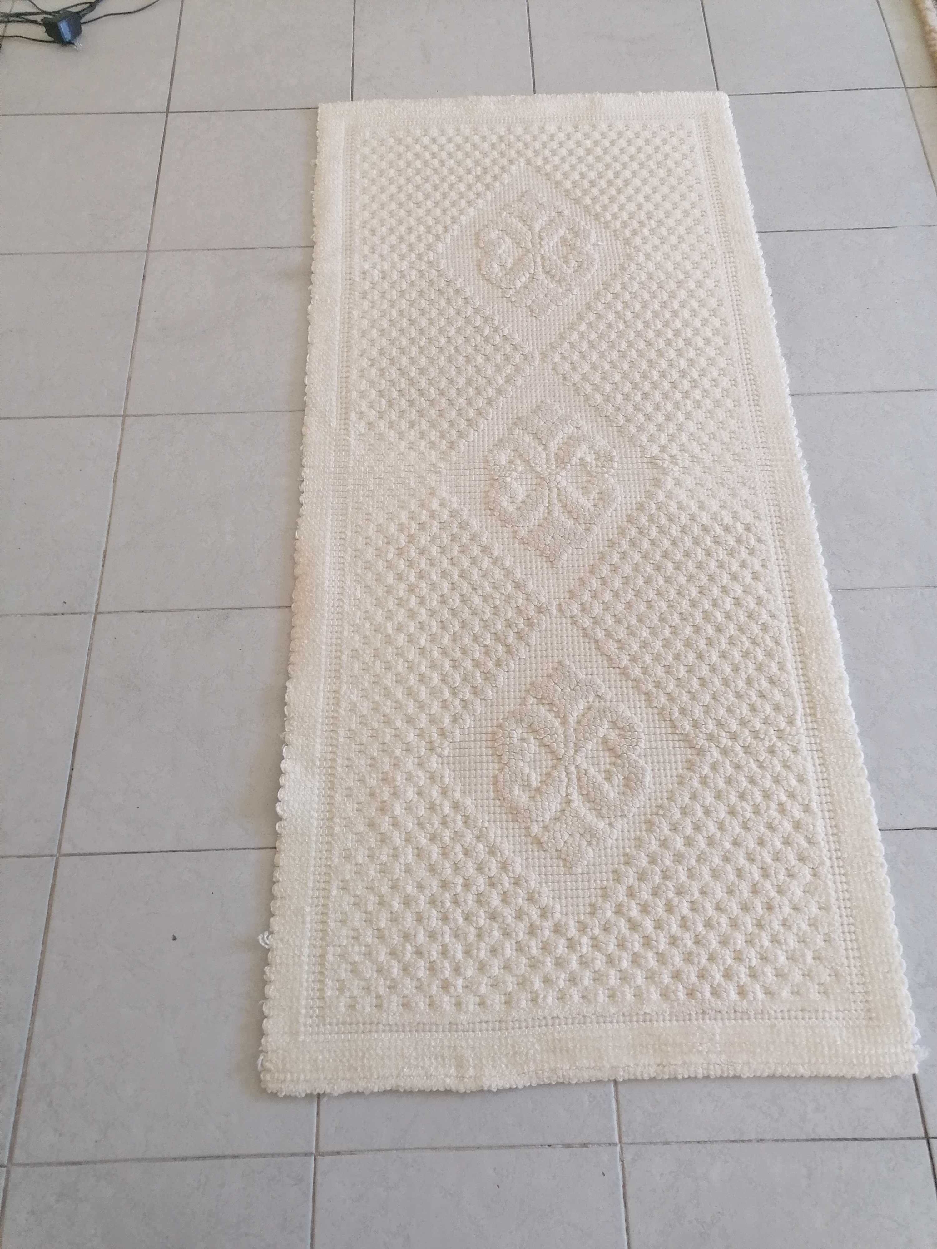 Conjunto de 3 tapetes de quarto, feitos de forma artesanal