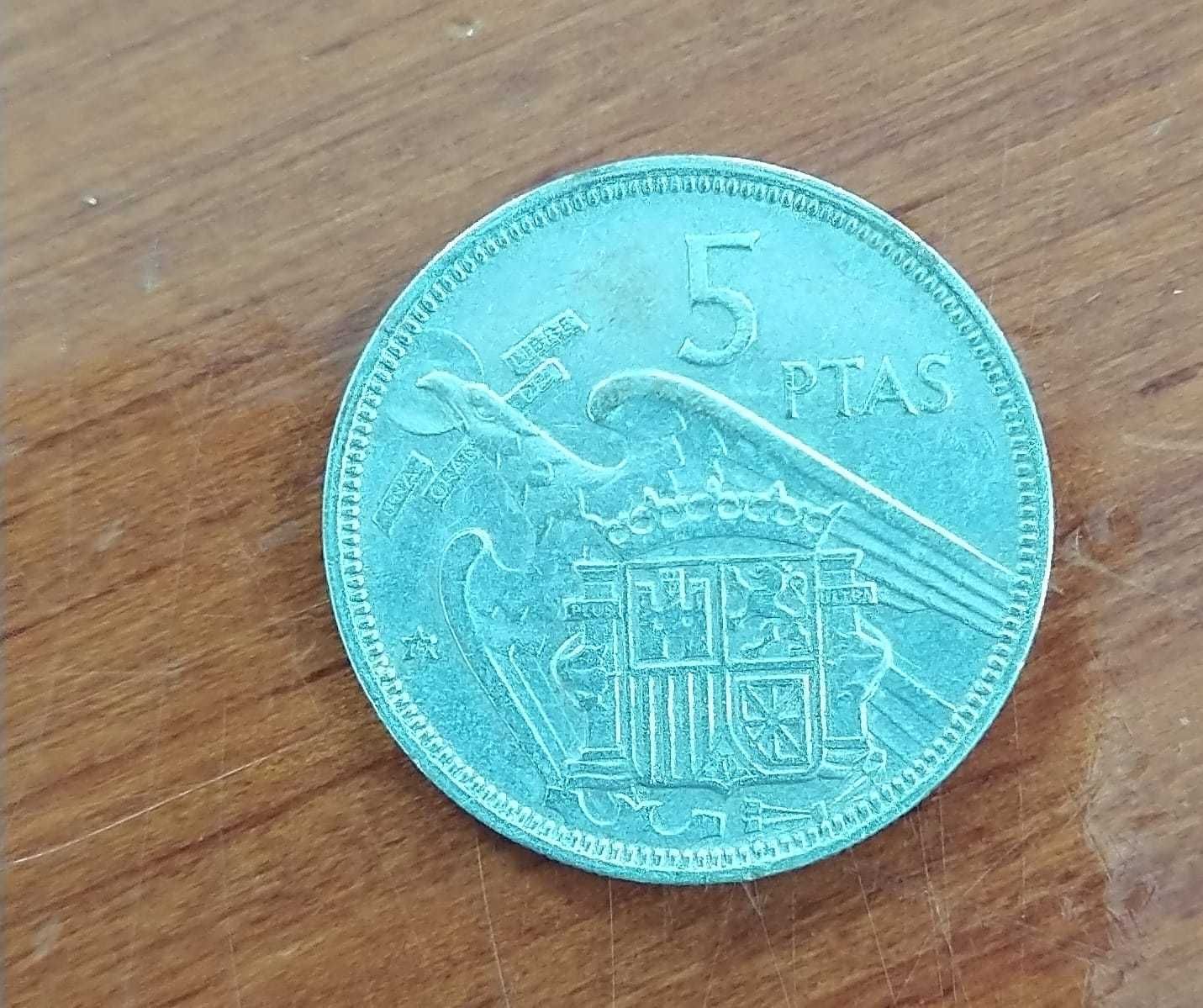 5 Pesetas 1957  Espana