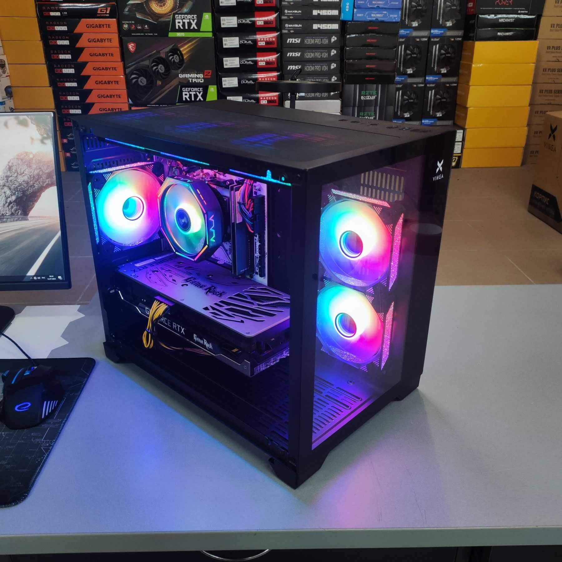 Компютер Новий Ryzen 5 5500, 16GB DDR4, GameRock RTX 3070, SSD 512GB