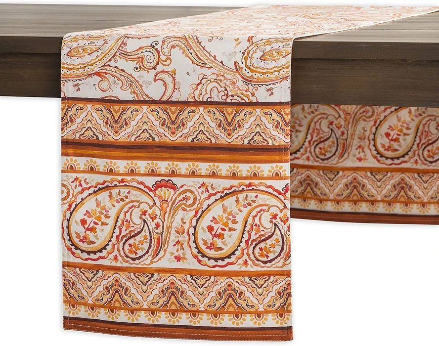 Maison d' Hermine Palatial Paisley bieżnik na stół ze 100% bawełny