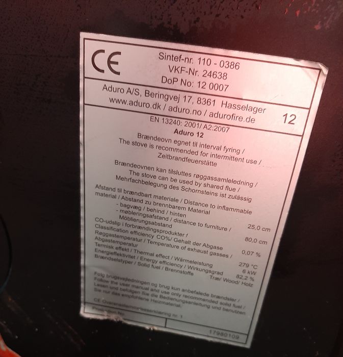 Piec kominkowy aduro 12