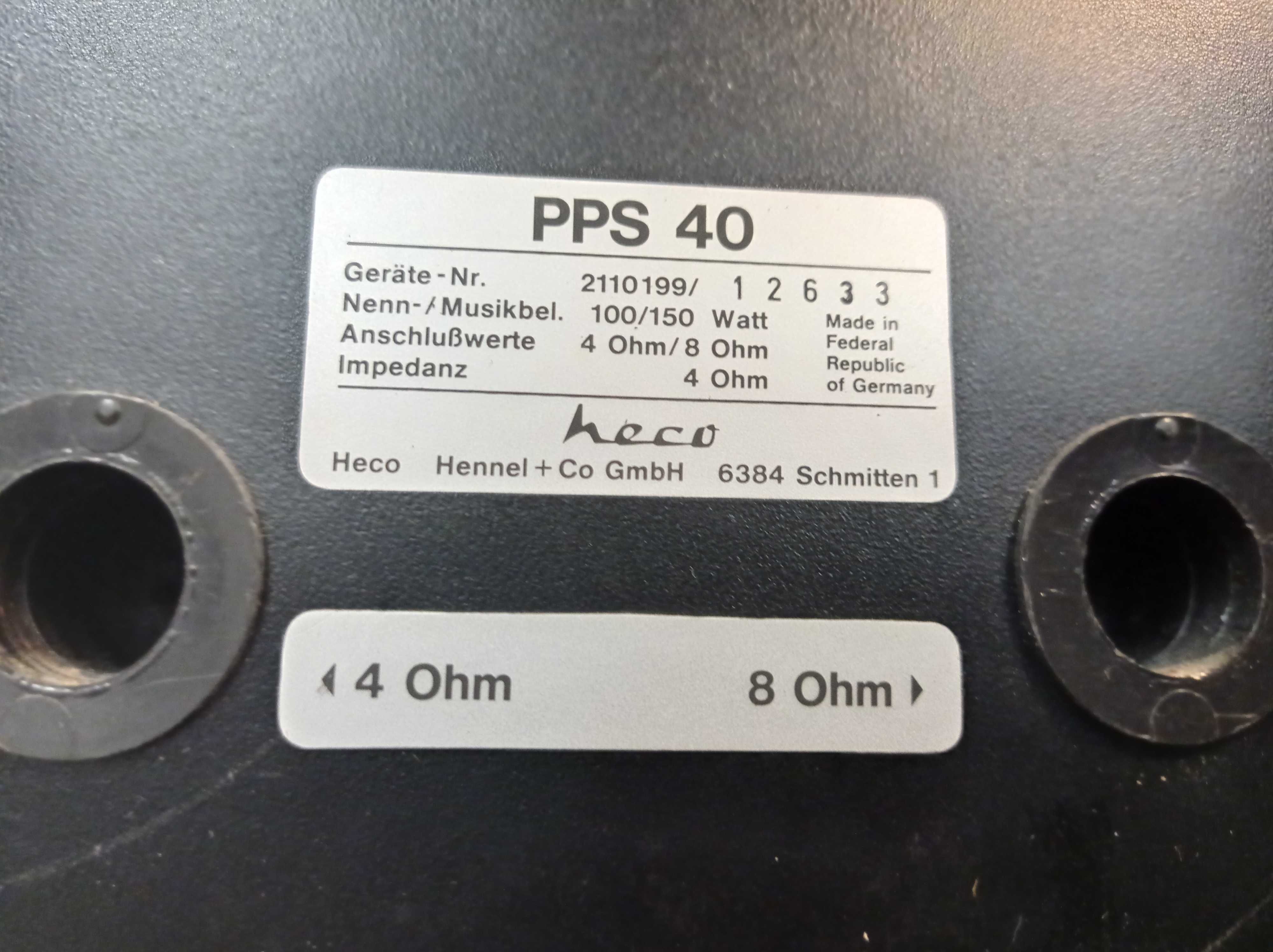 Kolumny głośnikowe Heco pps40 pps 40 pps-40 duże ładny stan sprawne.