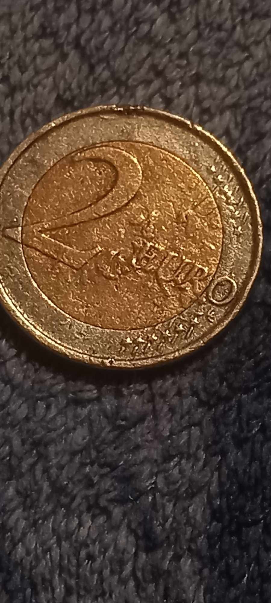 Moeda 2 euros. Rara