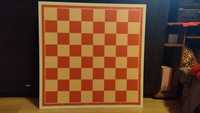Tablica szachowa szkolna 90 x 90 cm magnetyczna