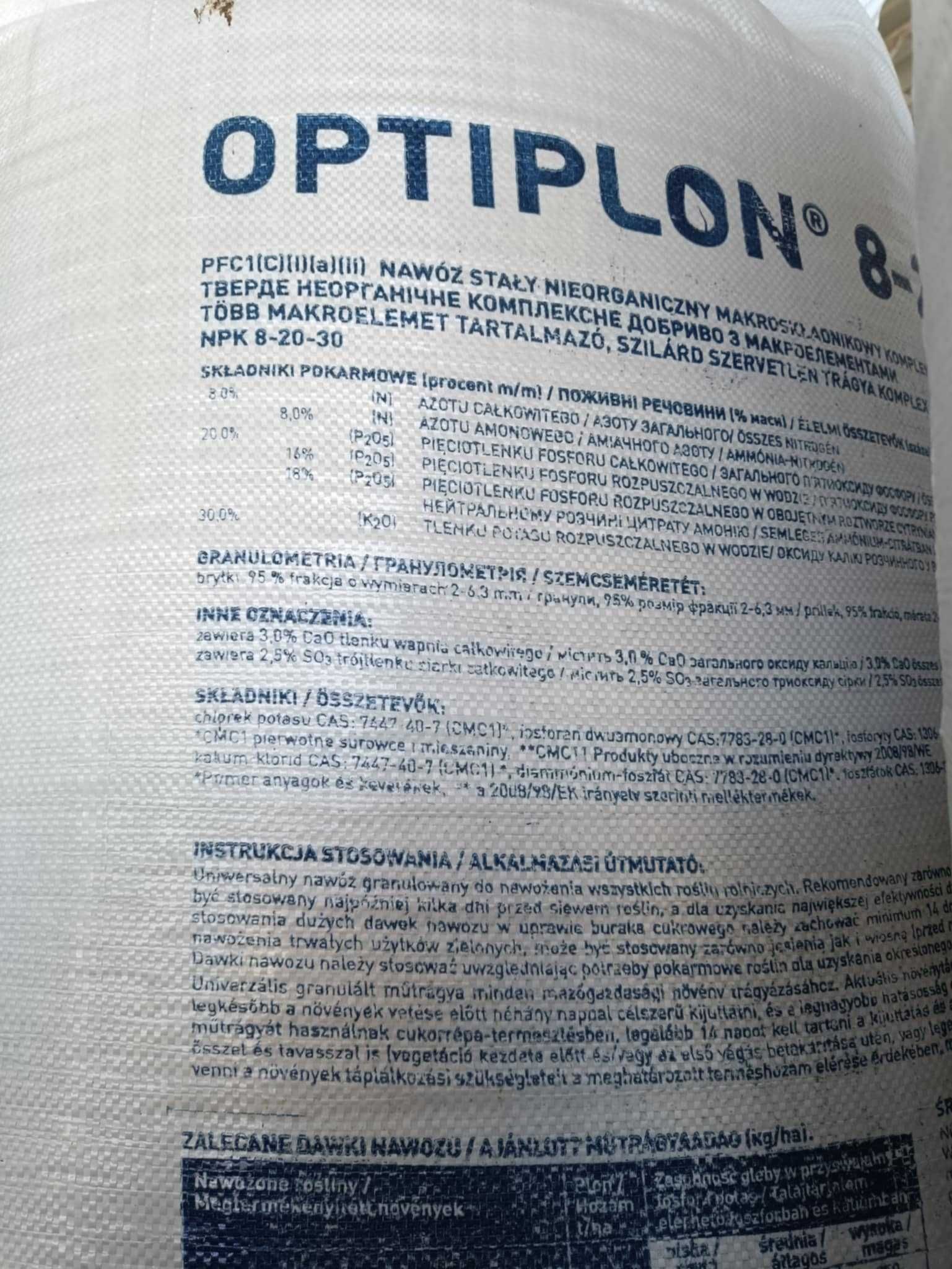 Npk Optiplon 8-20-30/cało samochodowe