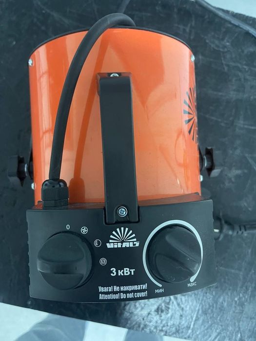 Тепловентилятор електричний Vitals (стан нового)