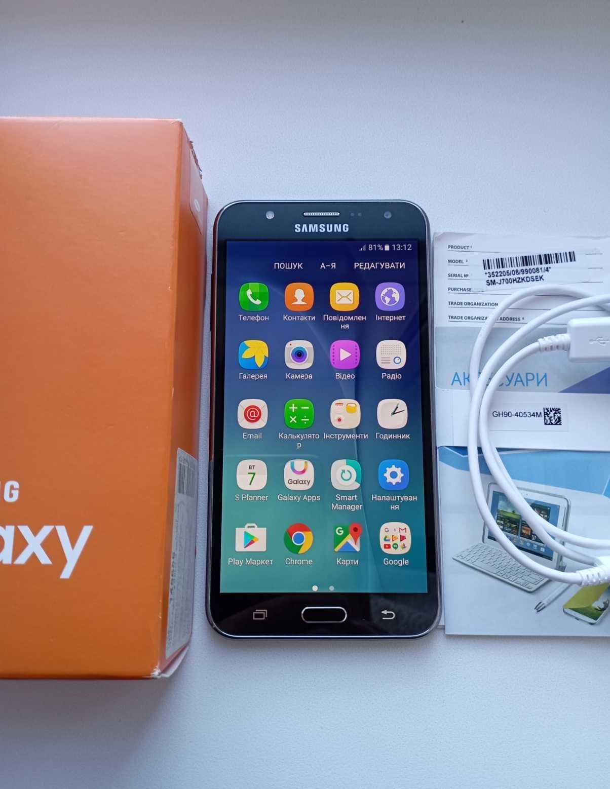 Samsung Galaxy J700H + чохол новий