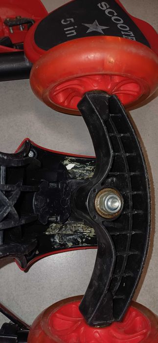 Дитячий триколісний самокат "Мурашка", червоний