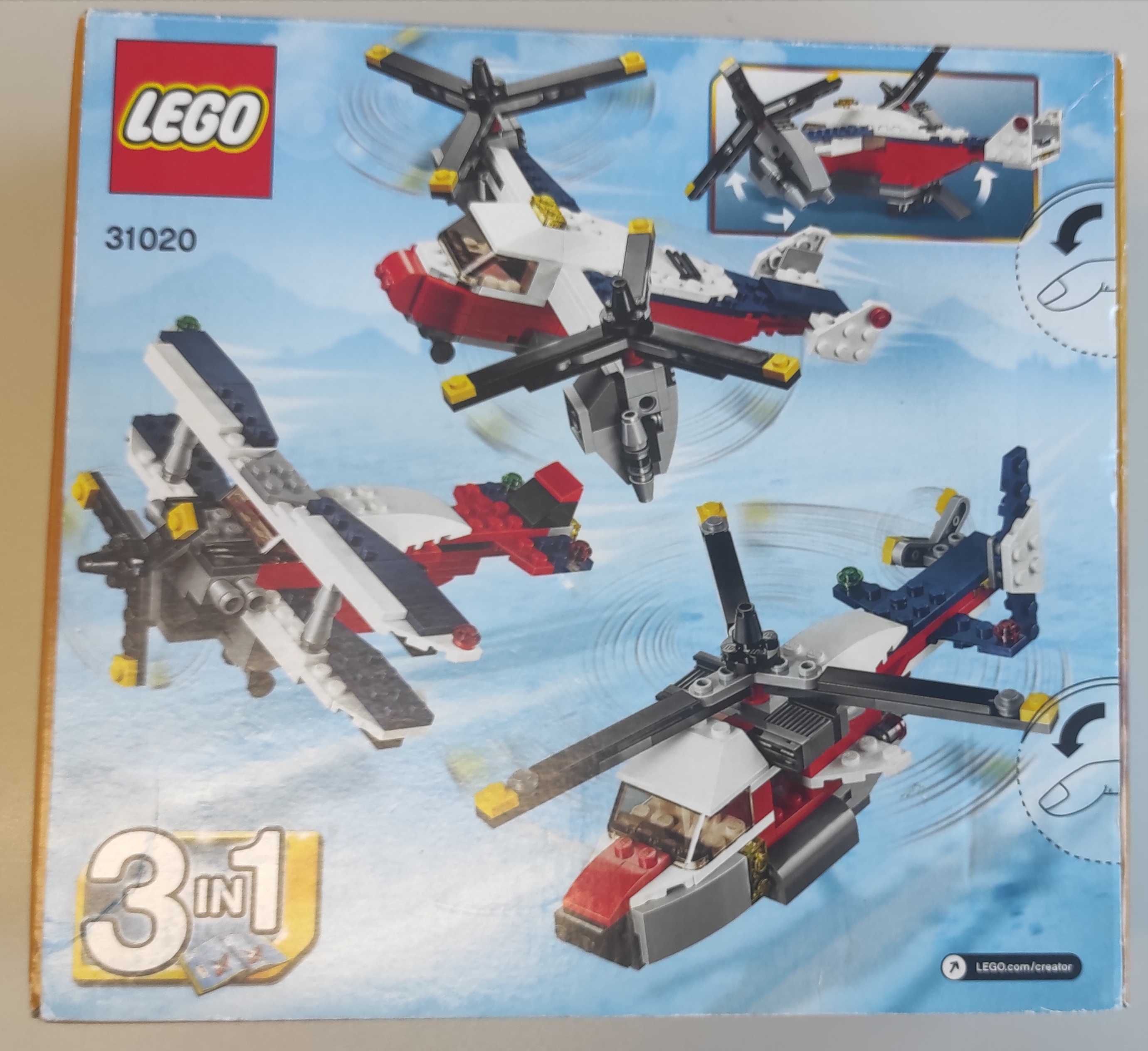 Lego Creator 31020 - Aventuras com Avião de Duas Hélices (NOVO)