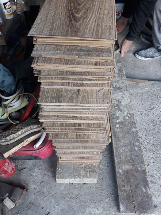 Panele z demontażu piękny wzór dąb rustykalny 13m2 całe plus kawałki